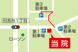 かなめ整形外科の地図